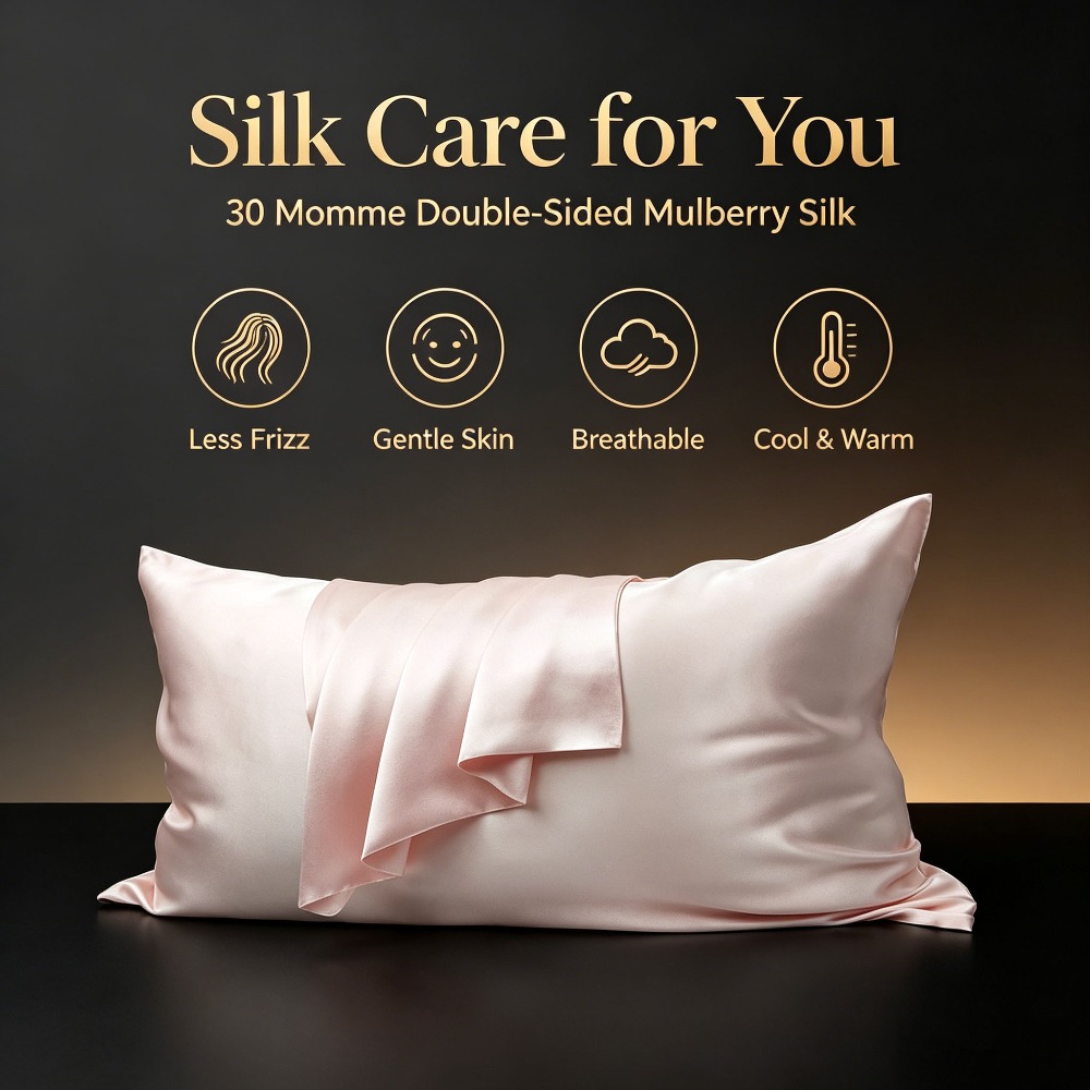 Ultra Luxury Skincare - Sarung Bantal Sutra Mulberry 30 Momme