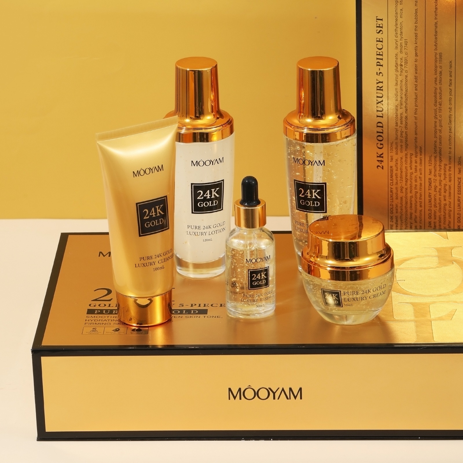 Luxury Skincare Lines - Perawatan Kulit 24K Gold LUXURY Pelembap