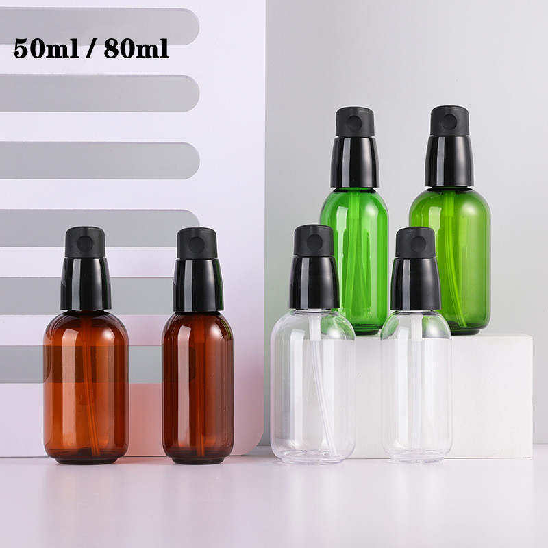 Luxury Skincare Toner - Botol Plastik PET Hijau Bening Coklat