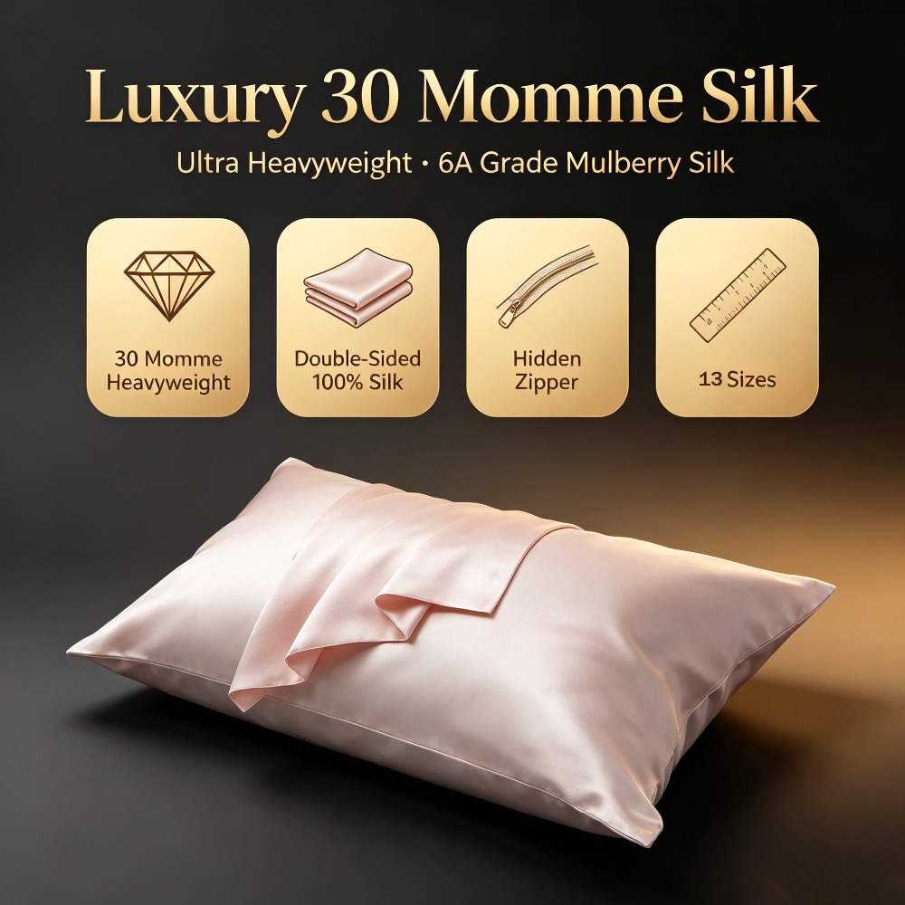 Sarung Bantal Sutra Mulberry 3 - Ultra Luxury Skincare ulasan dan harga
