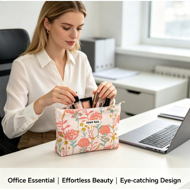 Tas Kosmetik Mewah Motif Bunga - Luxury Skincare Toner ulasan dan harga