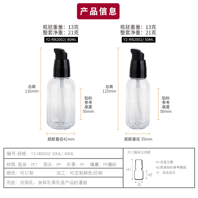 Botol Plastik PET Hijau Bening - Luxury Skincare Toner ulasan dan harga
