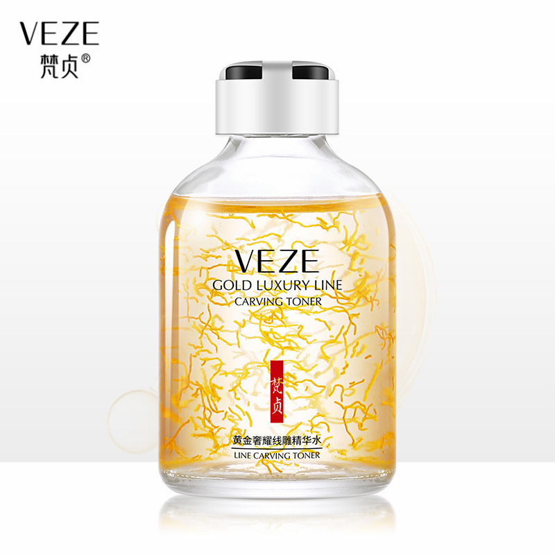 24K Emas Line Ukiran Toner Pel - Luxury Skincare Toner ulasan dan harga